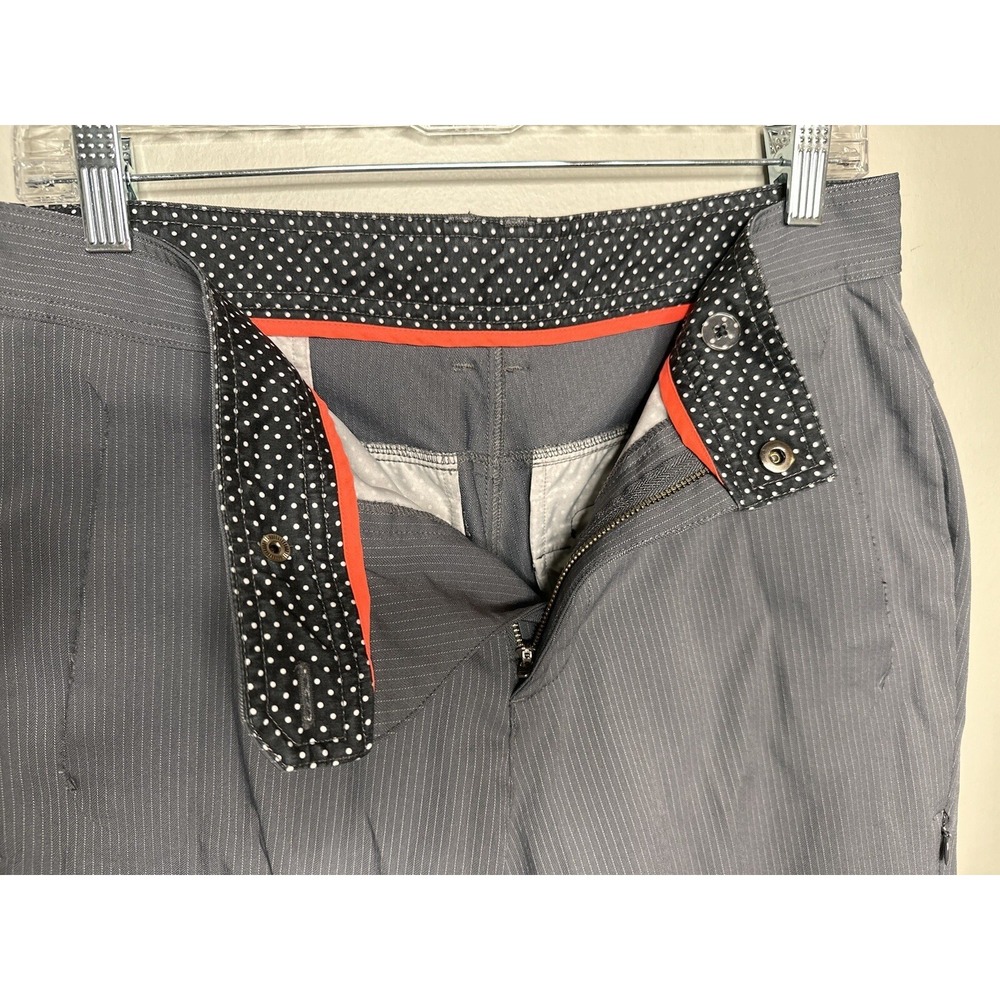 Lululemon Commute Pants Size 30 Men Gray Striped Golf Chino Stretch Athletic ABC - Picture 5 of 16